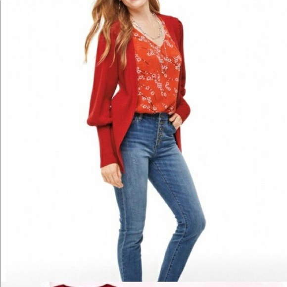 Cabi Split Sleeve Top Size M - Picture 7 of 7